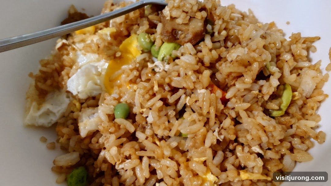 Fried Rice with Egg and Peas