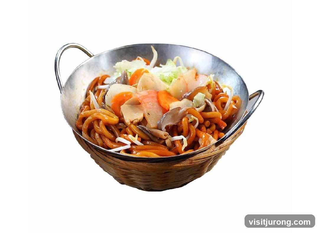Noodles with Seafood and Vegetables