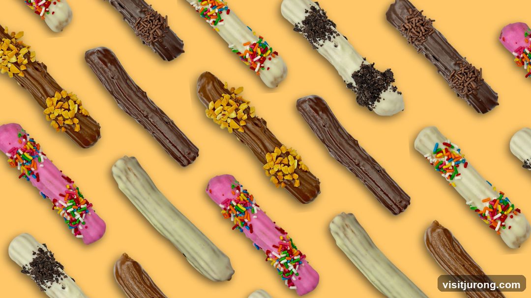 Assorted Chocolate-Covered Pretzel Rods