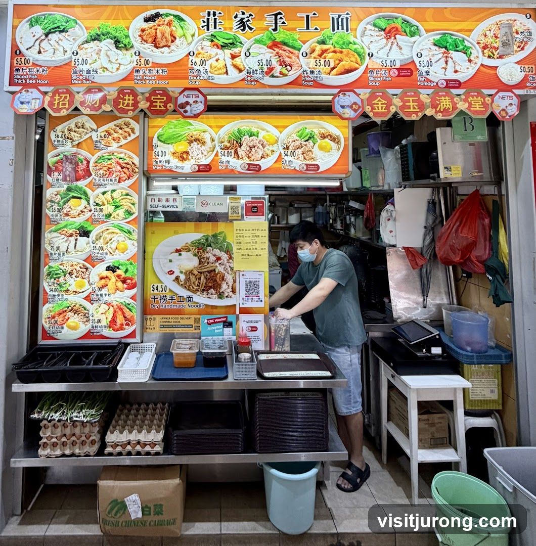 Food Stall with Menu Displays
