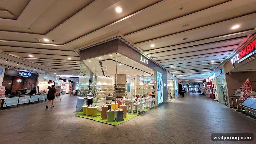 Indoor Shopping Mall Corridor