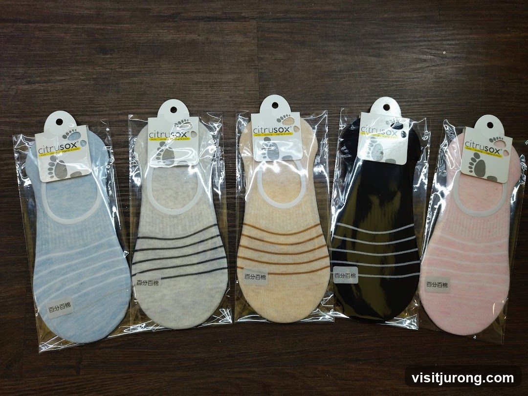 Five pairs of no-show socks