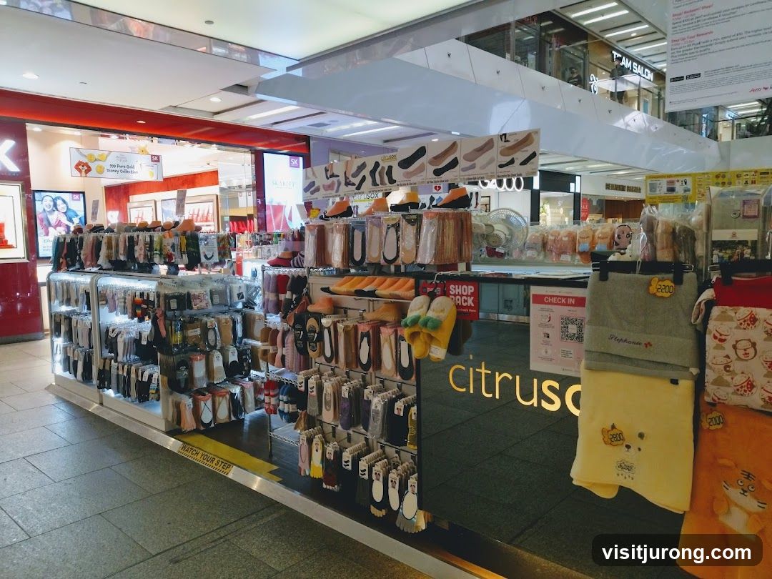 Socks and Towels Display
