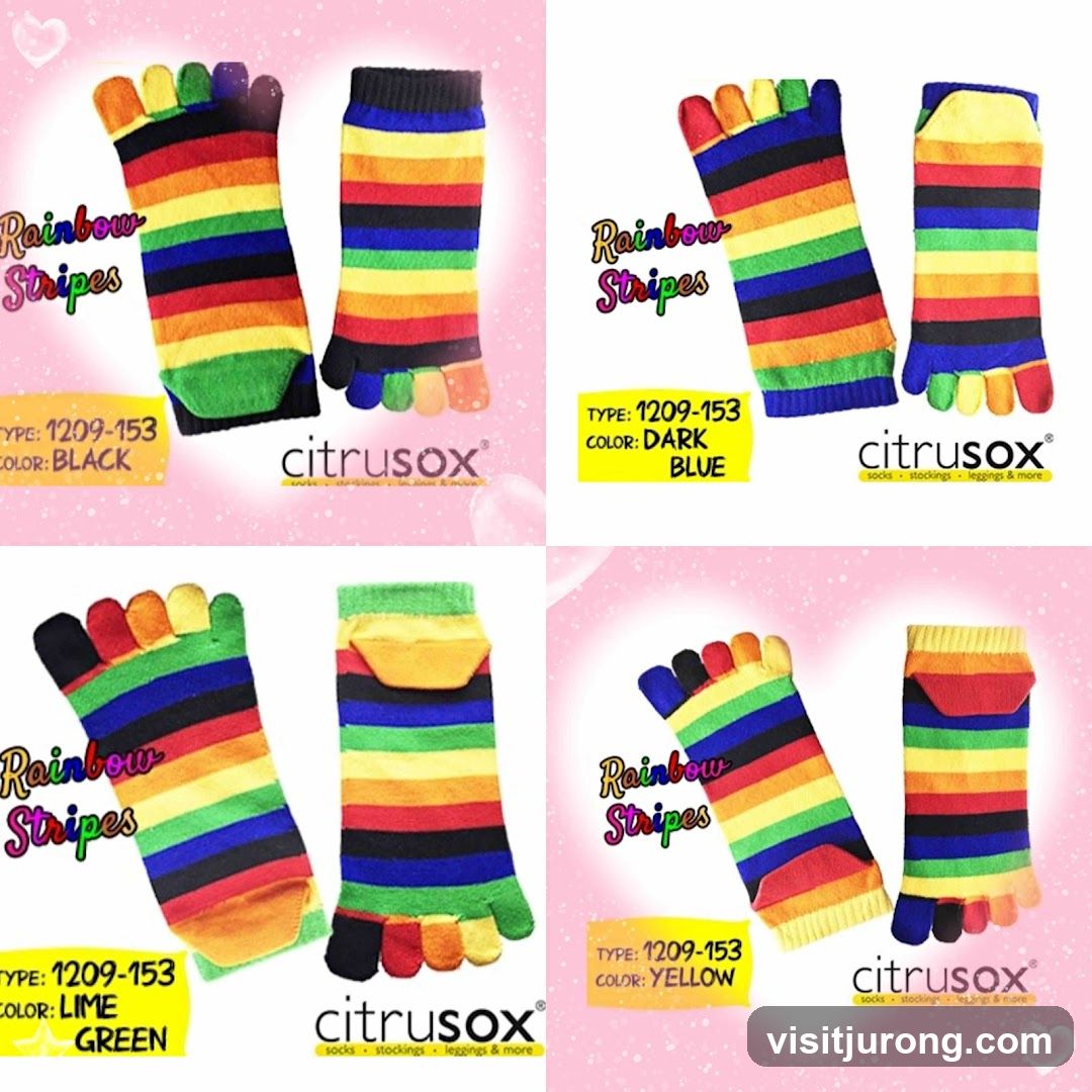 Rainbow Stripes Socks