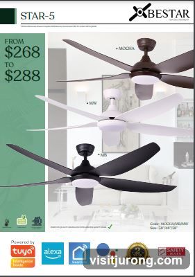 Bestar Star-5 Ceiling Fans