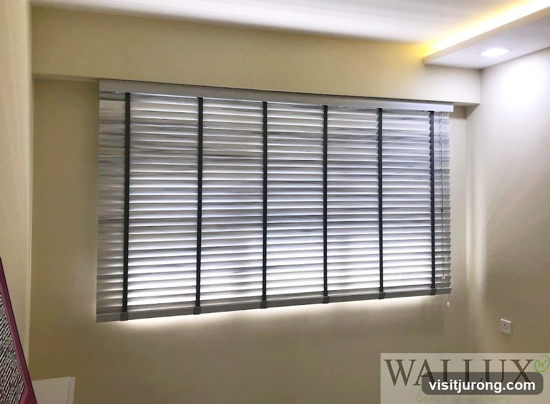 Blinds with a logo