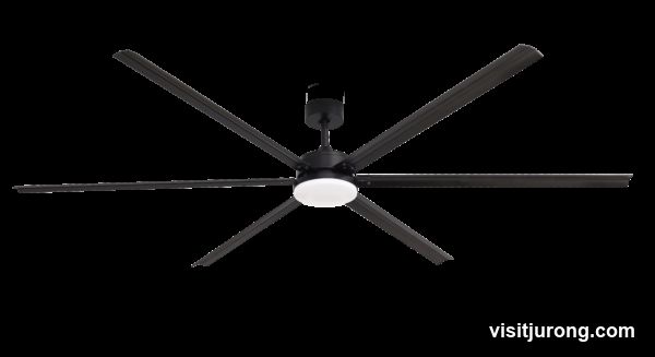 Black Ceiling Fan with Light