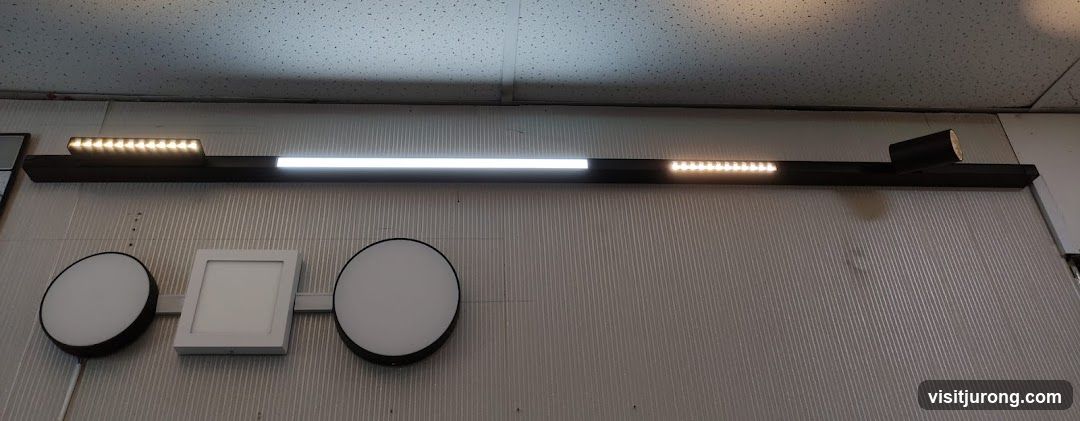 Various LED light fixtures