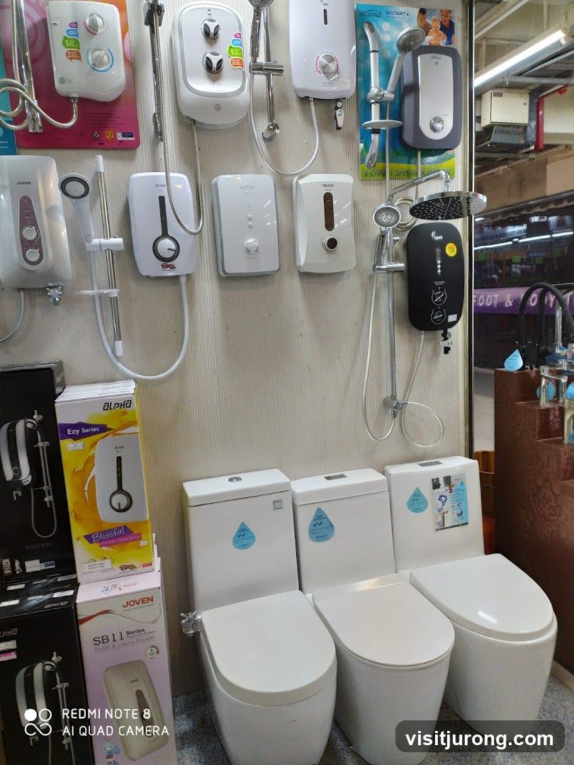 Bathroom Fixtures Display