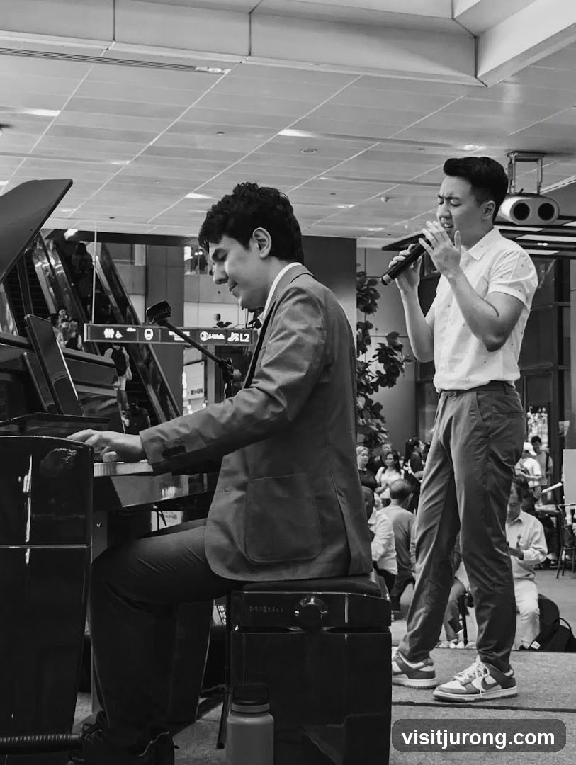 Musicians performing