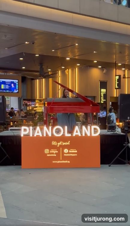 Piano performance at a venue
