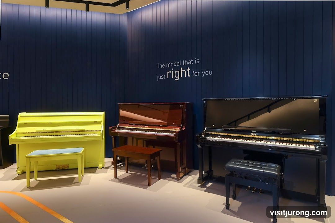 Pianos on Display