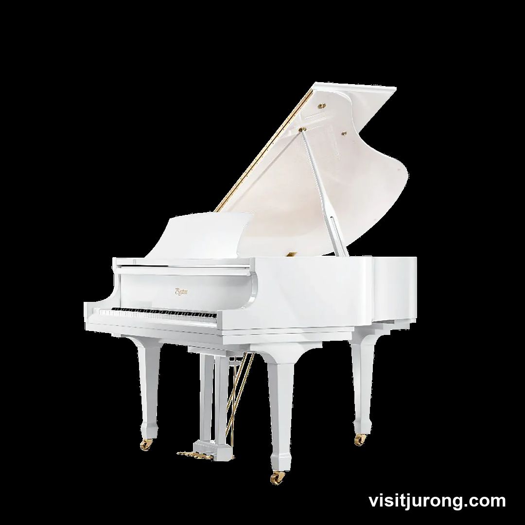 White Grand Piano