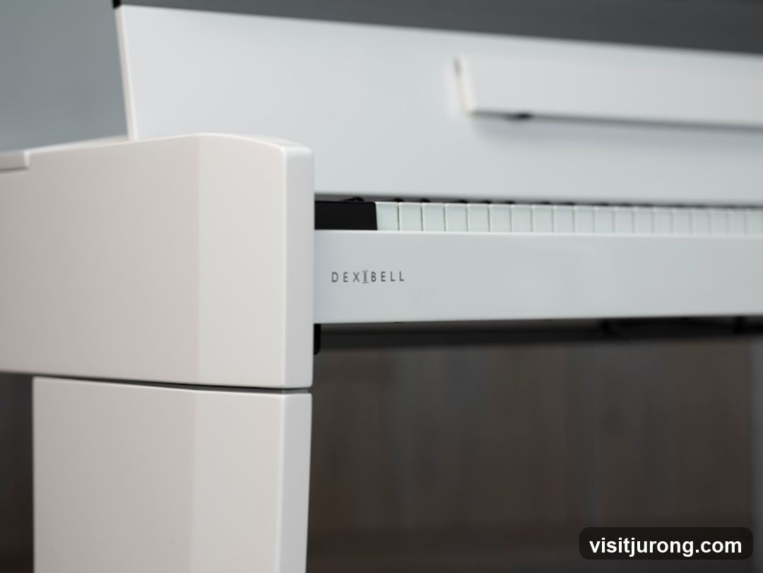 White Digital Piano