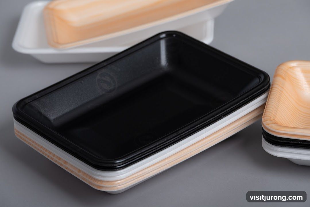 Stack of Food Trays