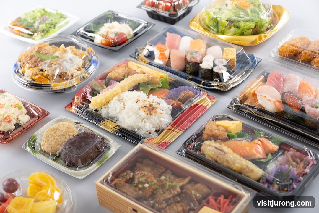 Assortment of Takeout Food Containers
