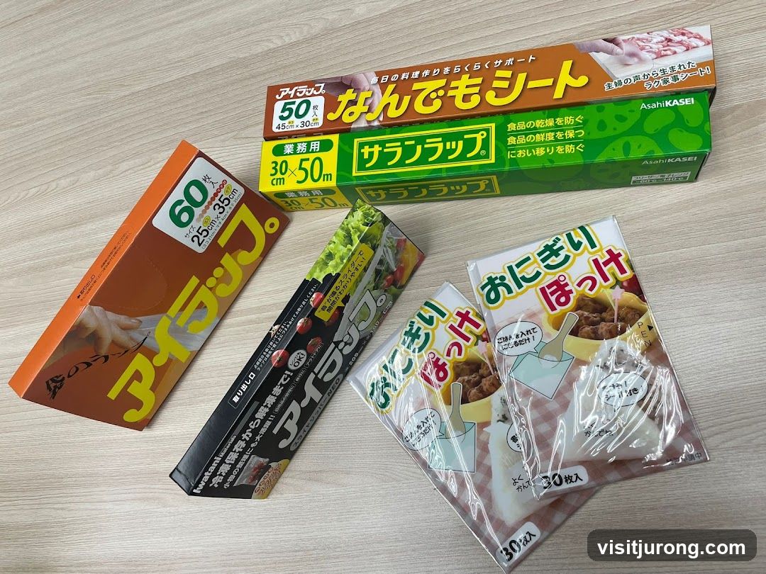 Food wrap and onigiri pouches