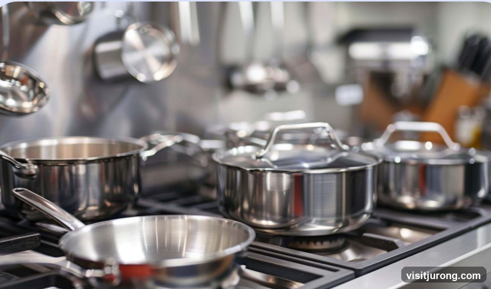 Kitchenware on a Stove