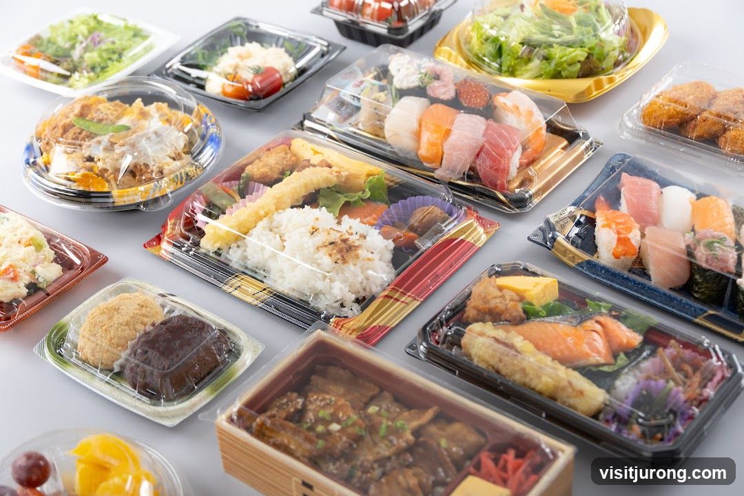 Assortment of Takeout Food Containers