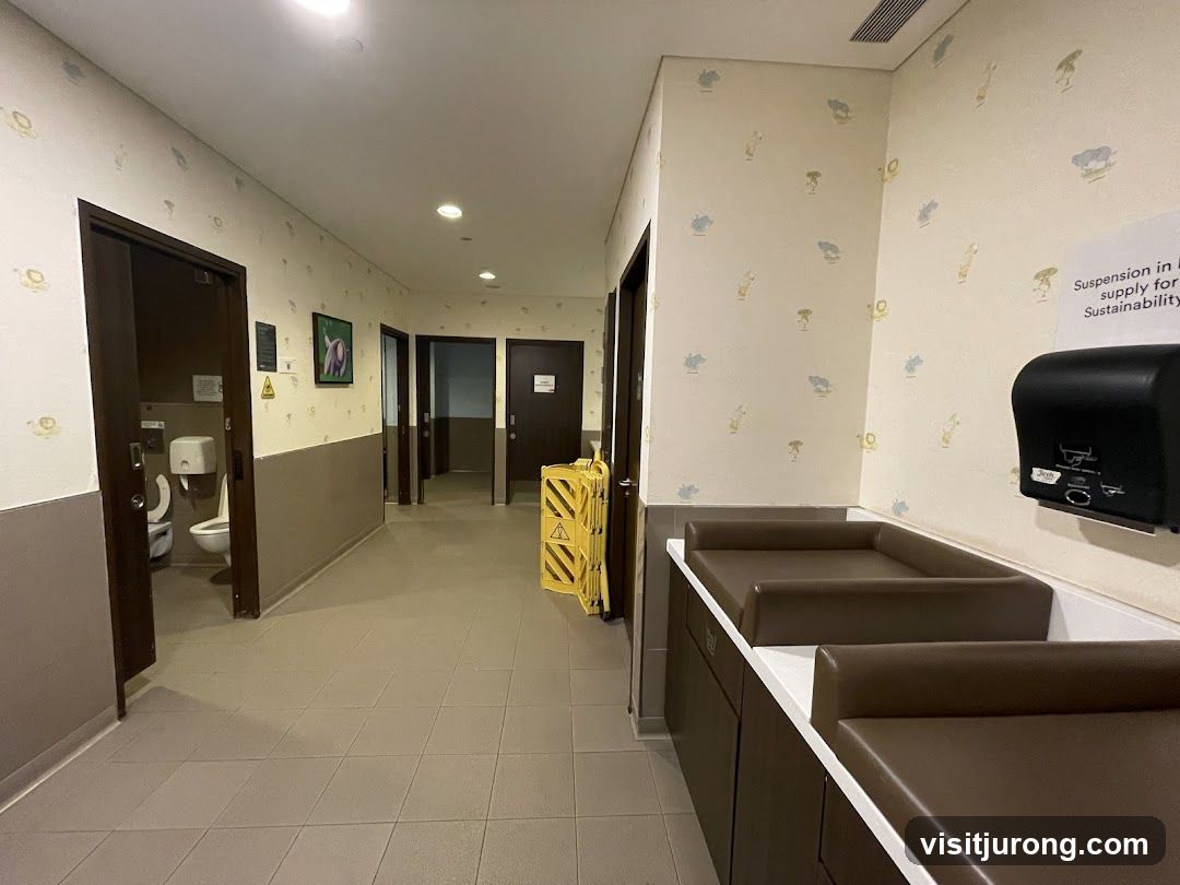 Baby Changing Station Hallway