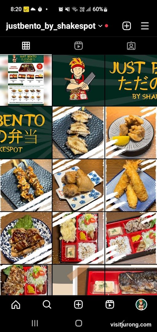 Just Bento by Shake Spot Instagram Post