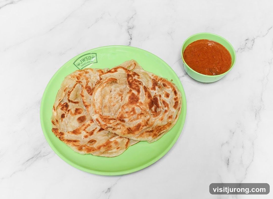 Roti Canai with Curry