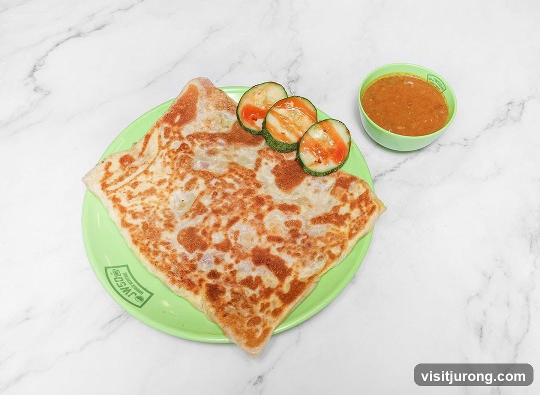 Roti Canai with Curry Sauce