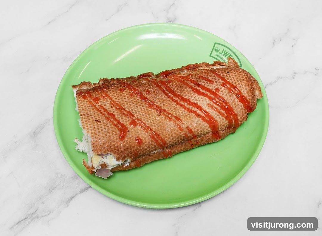 Sandwich with Ketchup Drizzle
