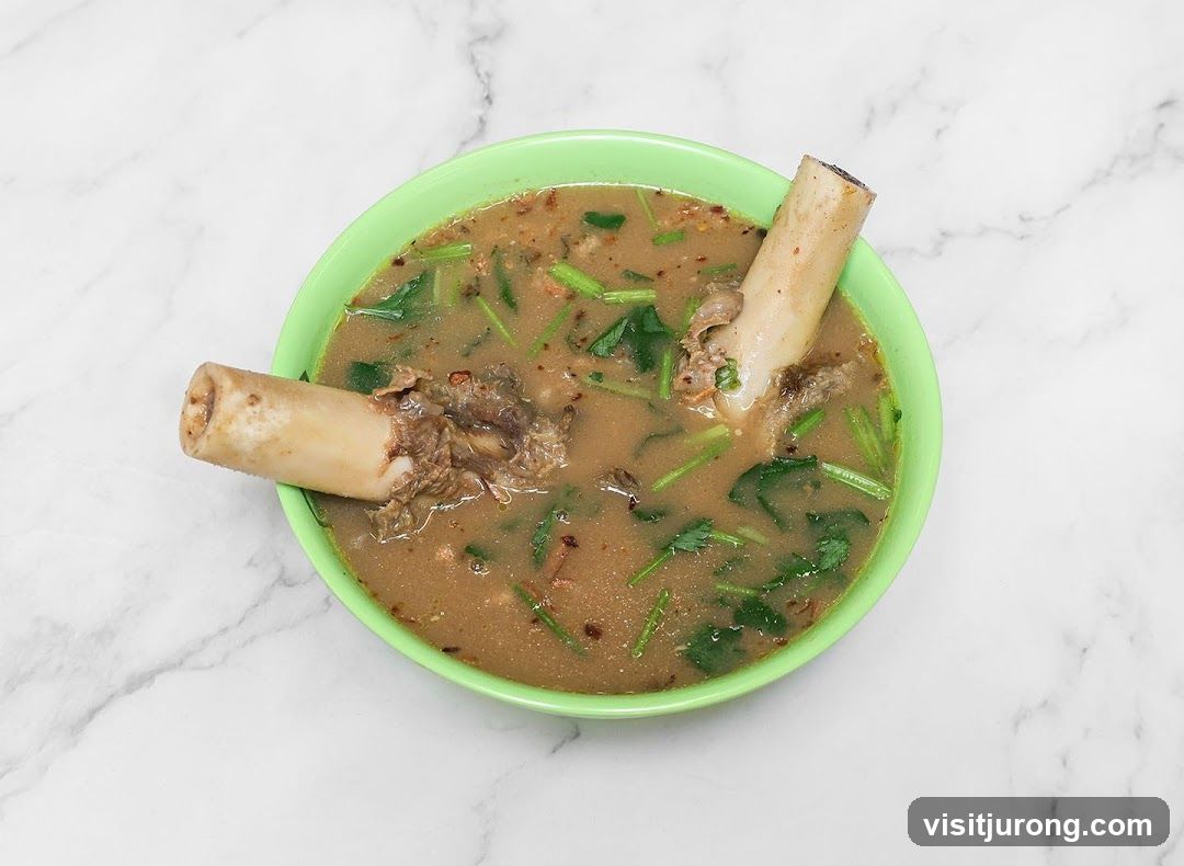 Bowl of Soup with Bones