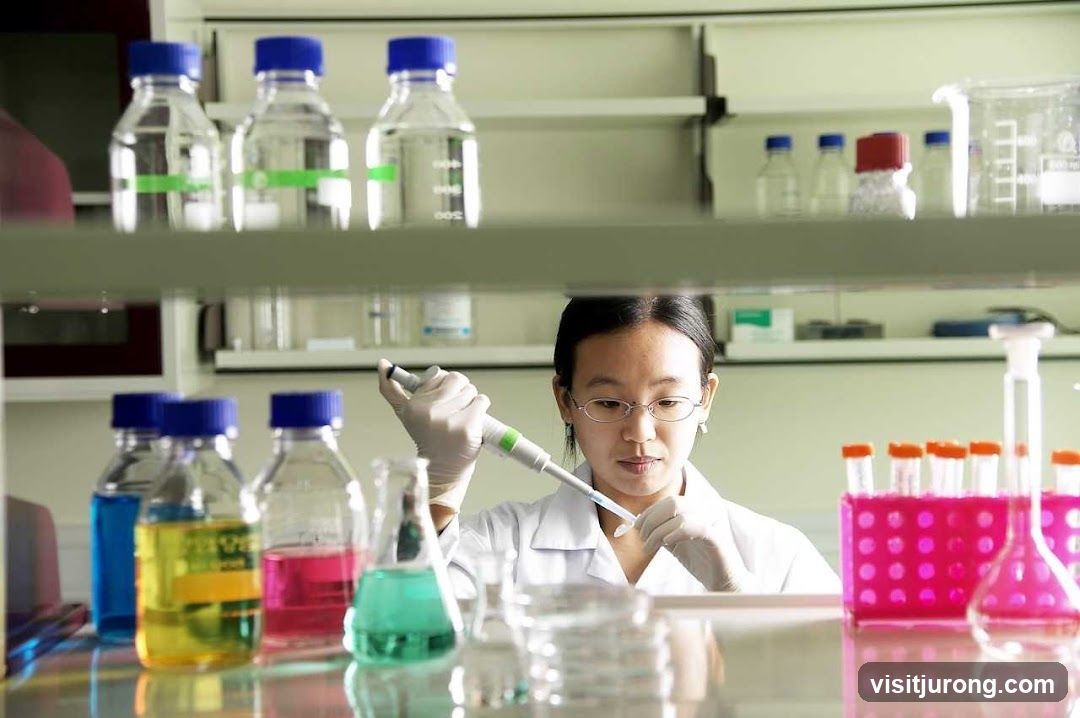 Scientist working in a laboratory