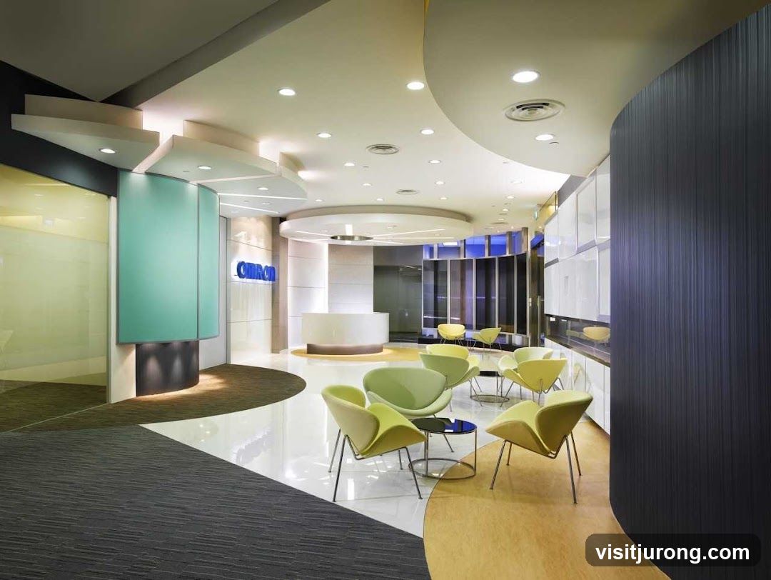 Modern Office Reception Area