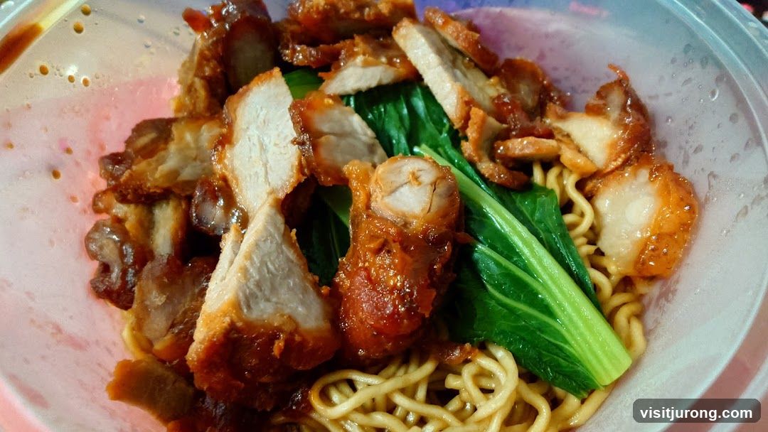 Noodles with Roasted Pork and Greens