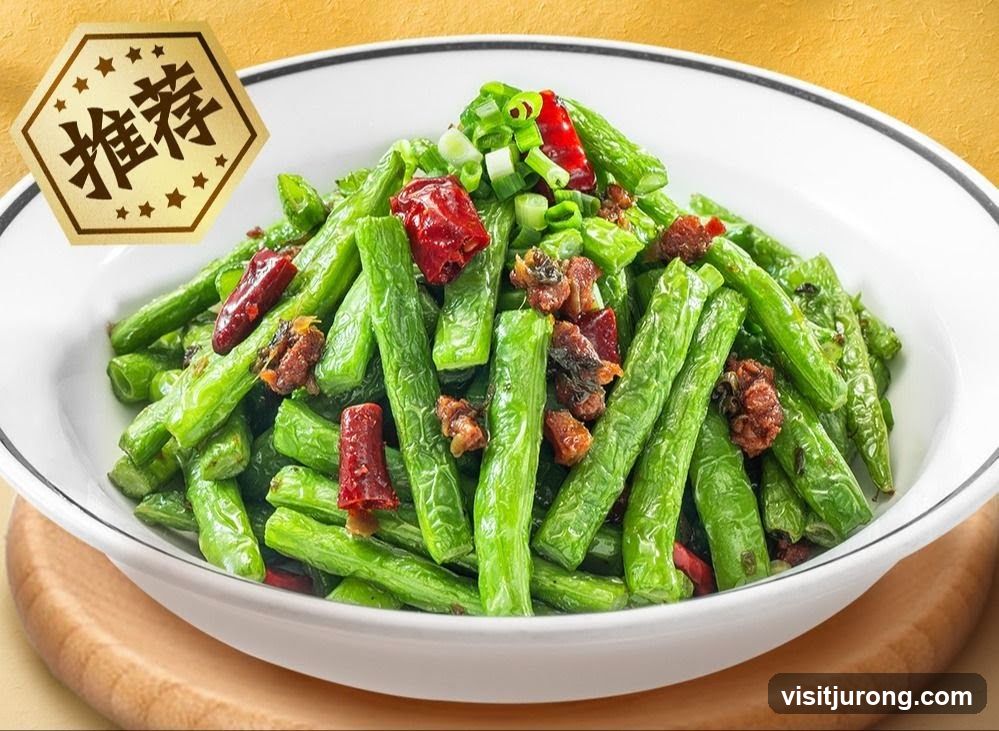 Stir-fried Green Beans with Dried Chili and Minced Meat
