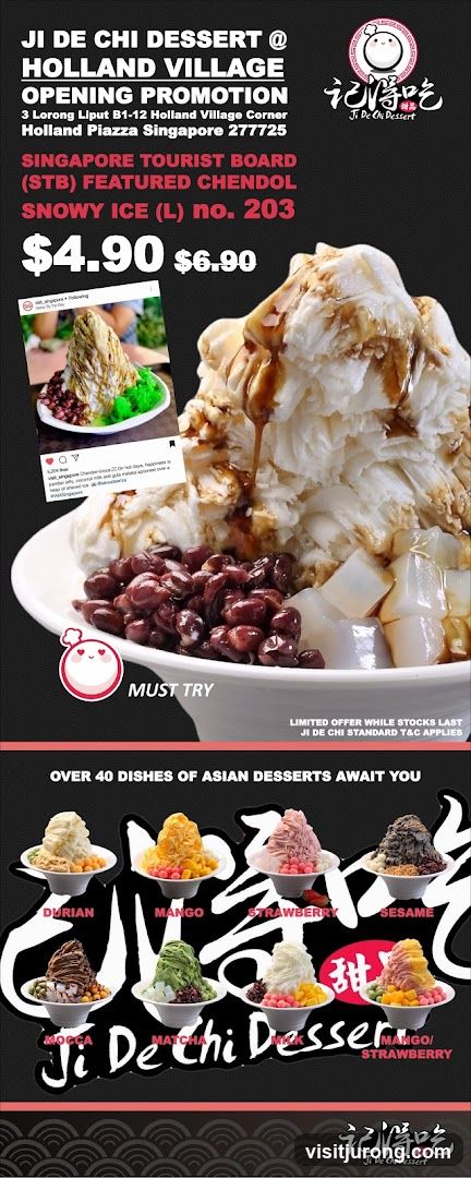 Ji De Chi Dessert Opening Promotion
