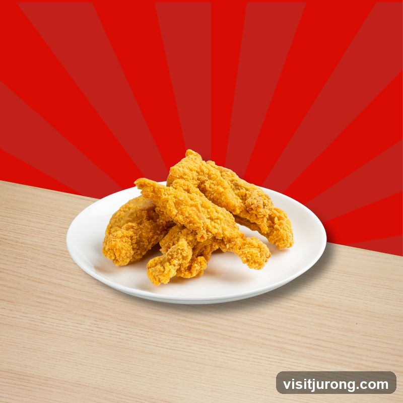 Chicken Strips on a Plate