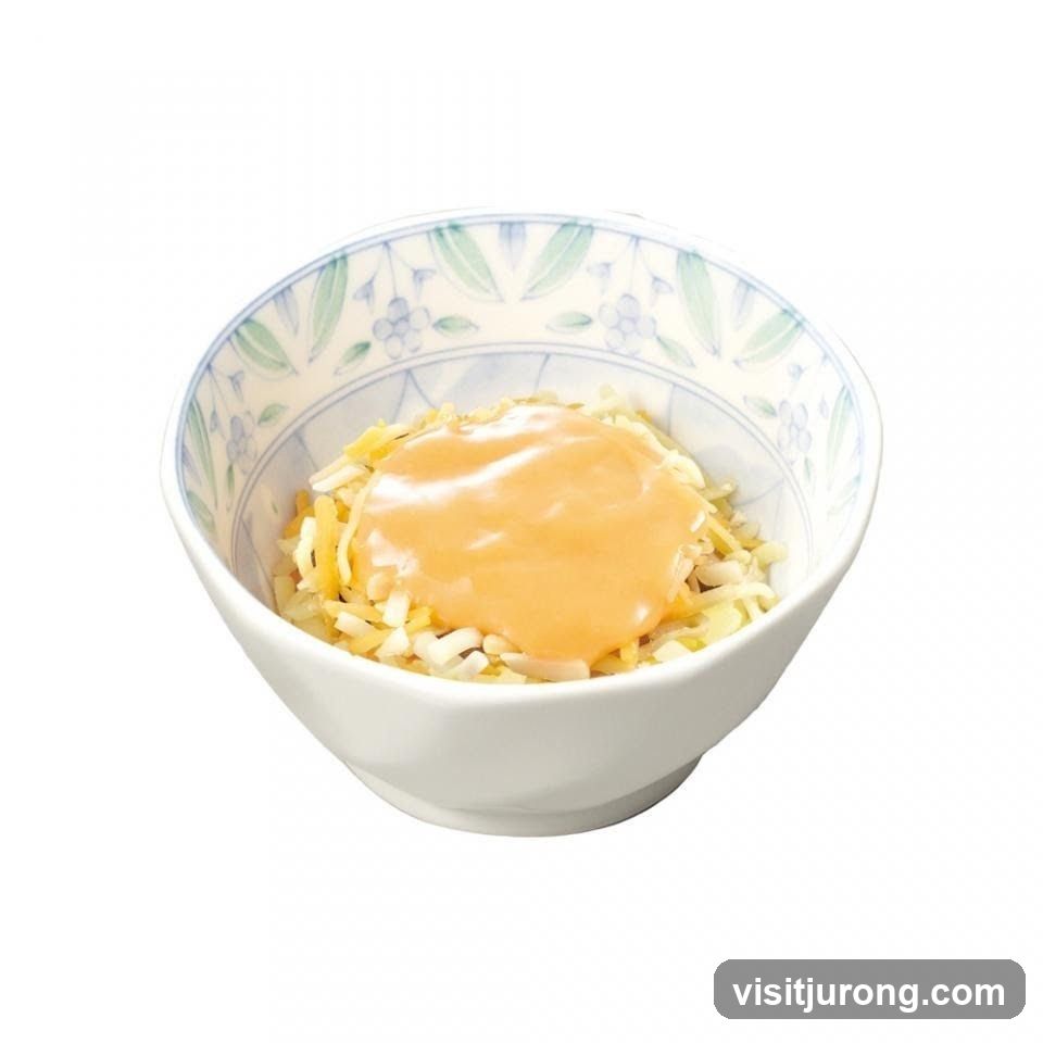 Bowl of Shredded Cheese with Sauce