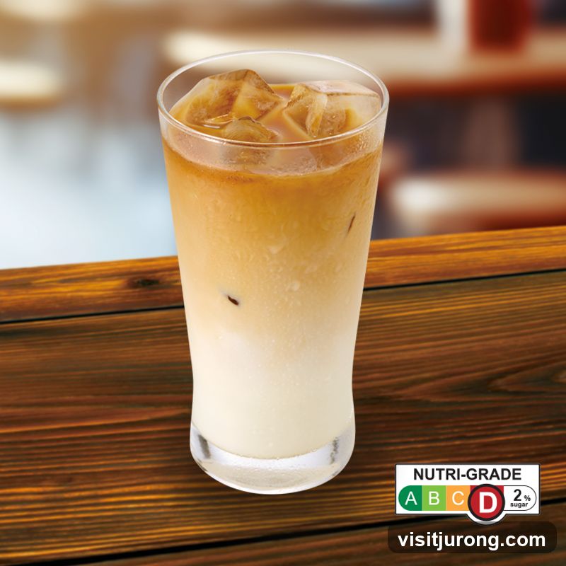 Iced Coffee with Nutri-Grade Label