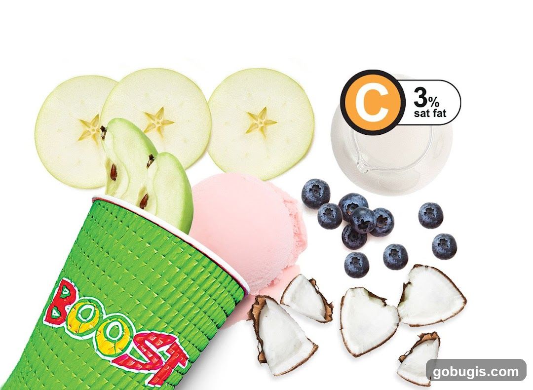 Boost Cup with Ingredients