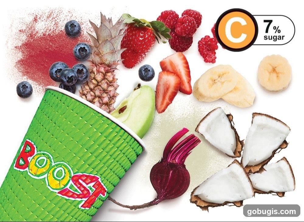 Boost Cup with Fruits and Vegetables
