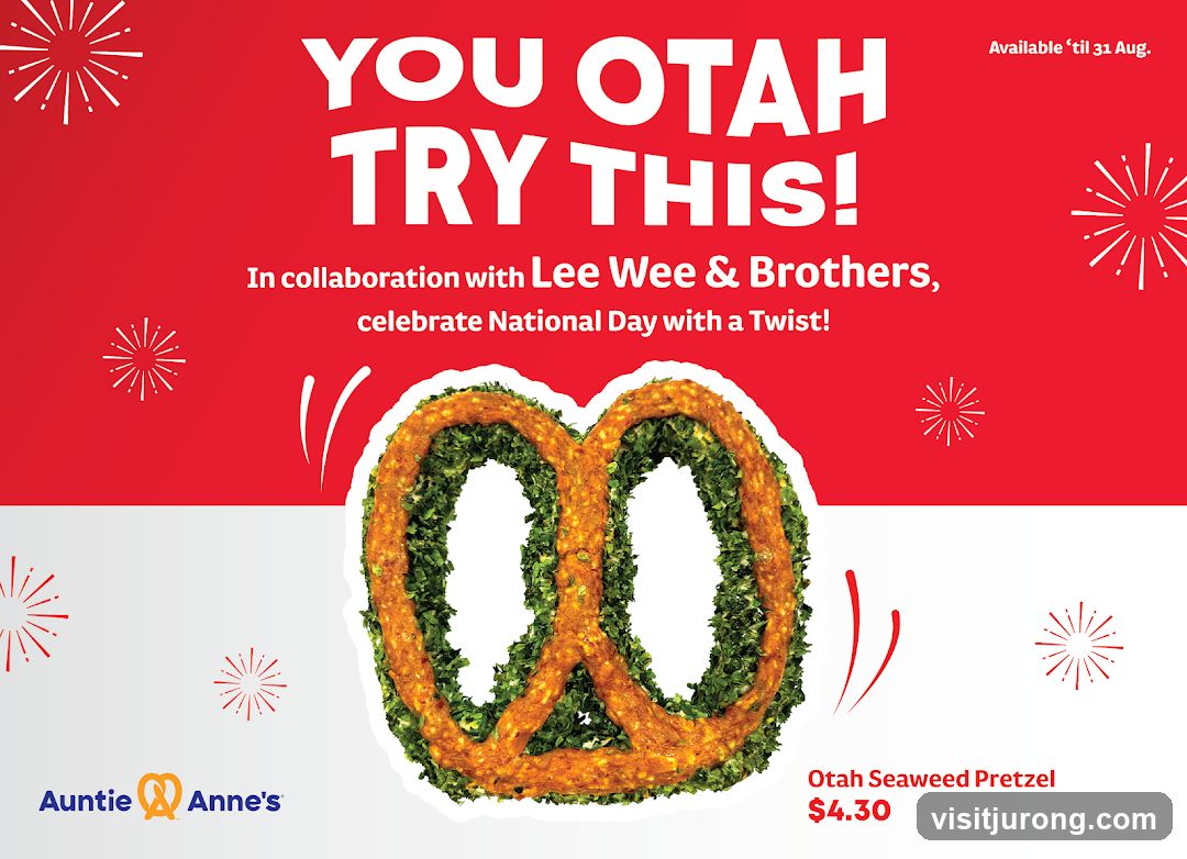 Auntie Anne's Otah Seaweed Pretzel
