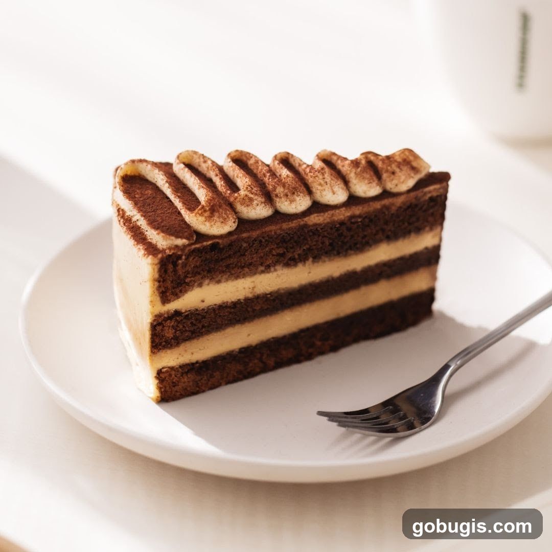 Tiramisu Cake Slice