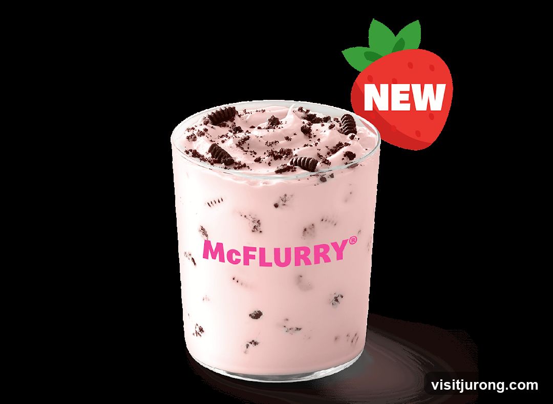 Strawberry Oreo McFlurry