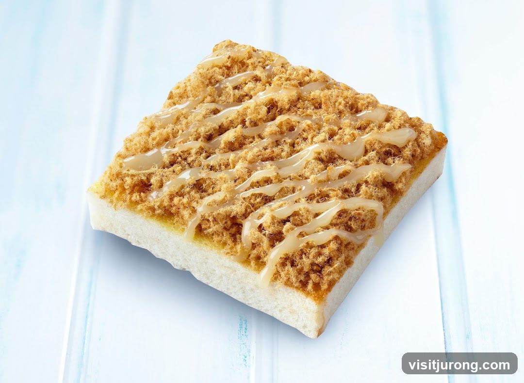 Pork Floss Bread with Condensed Milk
