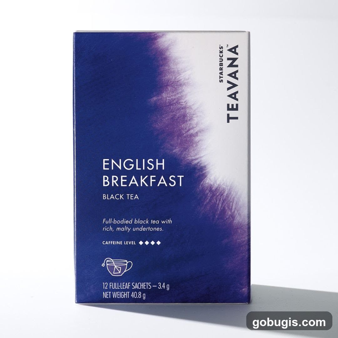Starbucks Teavana English Breakfast Black Tea Box