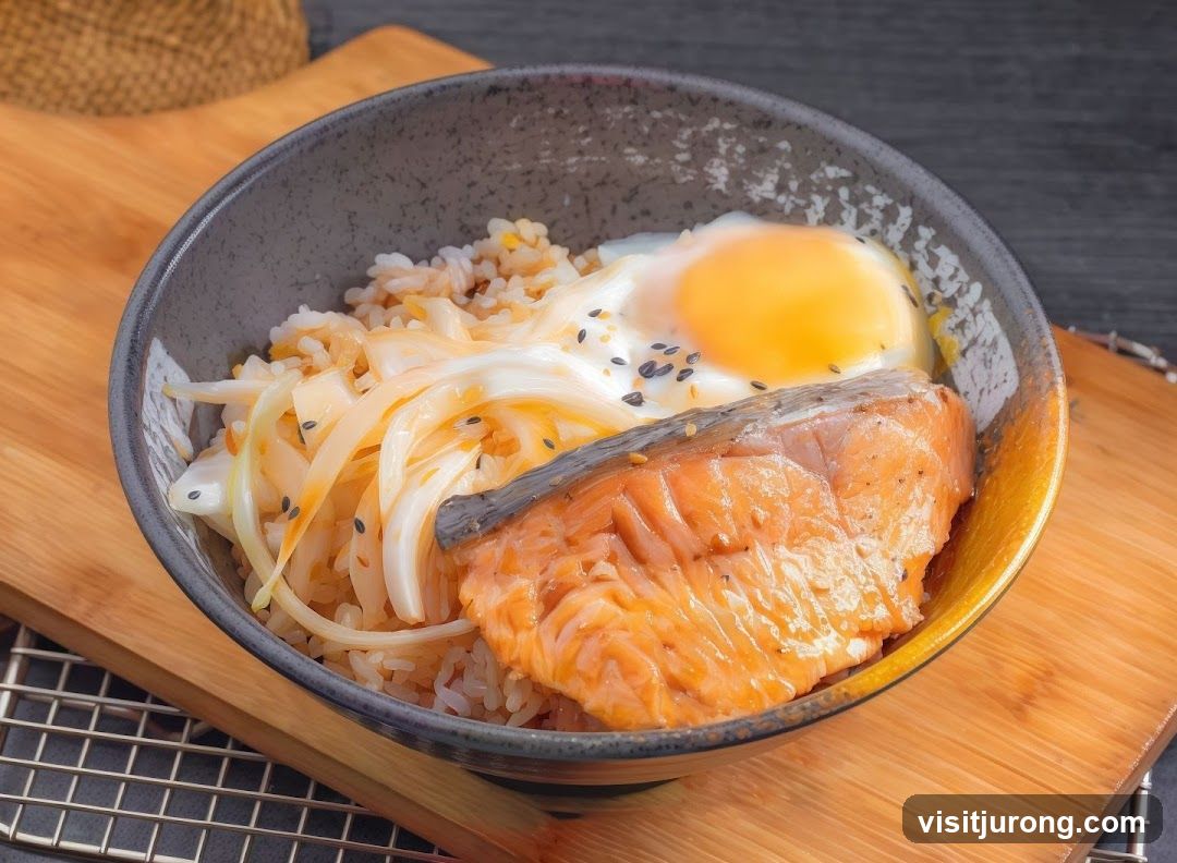 Salmon and Egg Rice Bowl