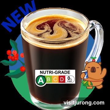 Coffee with Nutri-Grade label