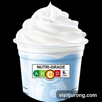 Whipped dessert with Nutri-Grade label