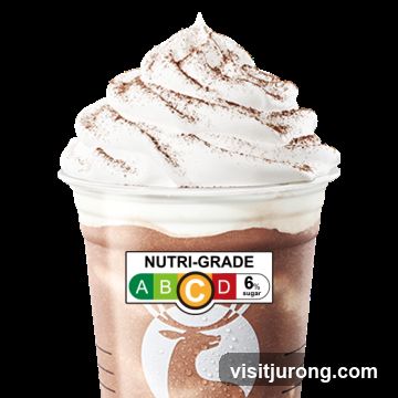 Beverage with Nutri-Grade label