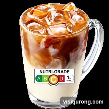 Iced Coffee with Nutri-Grade Label