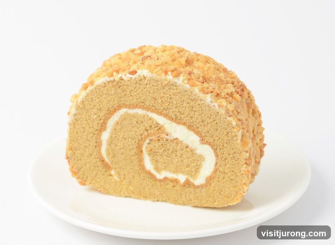 Coffee Swiss Roll Cake